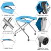 BLIKA U Shaped Portable Toilet for Camping, 400LBS XL Stainless Steel Truck Toilet, Folding Portable Potty for Adults, RoadTrip, Travel, Car view 4