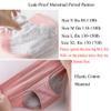 Kissecret Teenager Girl's Breathable Cotton Period Panties Pack of 4pcs Menstrual Heavy Flow Leak-Proof Underwear Briefs (X-Large, Style1) view 4