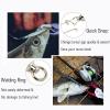 AMYSPORTS Duo Lock Snap Fishing Swivels Stainless Barrel Swivels Fishing Lure Snap Swivels Ball Bearing Swivels Fishing Tackle for Saltwater Fishing Freshwater Fishing 50pcs 220lbs view 4
