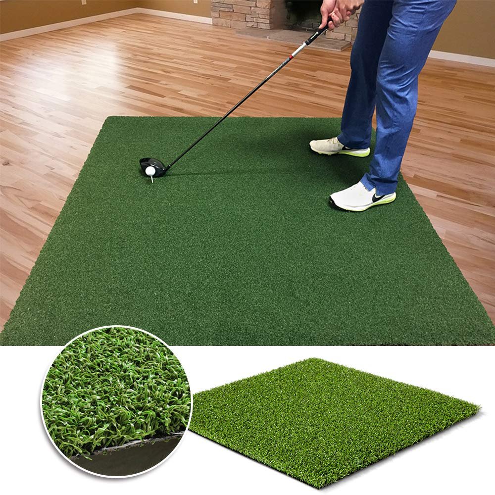 Golf Putting Green/Mat-Golf Training Mat Backyard Golf Artificial Grass Turf 3FTX20FTIndoor Outdoor Golf Training Mat, Synthetic Fake Grass for Baseball Football Gym Sports