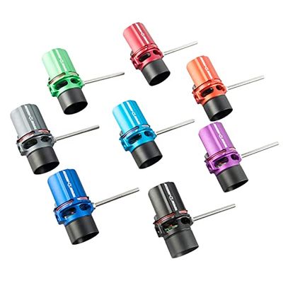 SHARROW Archery Bow Sight Compound Bow Scope Sight Single Pin 2X 4X 6X 8X Lens Optical Fiber Sight Hunting Accessory with Sunshade (8X, Purple)