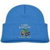 DARLEKS I Just Really Like Monster Trucks Kids Hat Knitted Beanie Skull Warm Winter Unisex for Baby Cuffed Beanie Cap Blue view 1