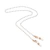 Guqqeuc Pearl Glasses Eyeglasses Chain for Women Beaded Sunglasses Chains Pearl Eyewear Chain Holder Necklace - Glasses Chain ONLY (No Glasses Included) view 3