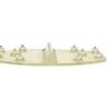 Spotlight Hosiery Snowboard Clear Biconvex Stomp Pad with Aluminum Spikes, Size: 5.75" x 3" view 2