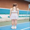 Zaclotre Skorts Skirts for Girls Elastic High Waisted Tennis Skirt with 2 Pockets Athletic Golf Workout Sports Shorts White view 4