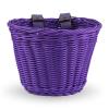 EIRONA Kids Bike Handlebar Basket  Storage Basket for Bicycle, Scooter & Tricycle, Purple view 1