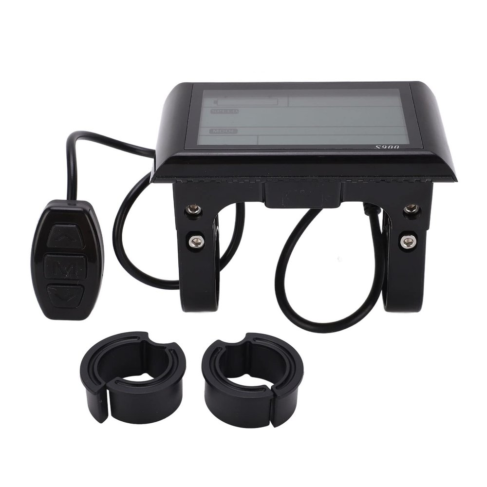 36V 48V Electric Bike LCD Display Control Panel, Waterproof LCD S900 Display Control Panel Meter for Electric Upgrade Part