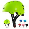 Youth Kids Bike Helmet, Skateboard Bicycle Helmet for Age 3-5-8-10-12-14 Teen Boys Girls Adjustable and Multi-Sport for Scooter Roller Skate (Green S) view 1