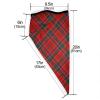 Neck Gaiter Face Mask Clan Munro Bright Red Scottish Tartan Scarf Cover Sun Bandanas for Fishing Sports view 2