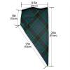Neck Gaiter Face Mask Davidson Clan Tartan Dark Green Plaid Scarf Cover Sun Bandanas for Fishing Sports view 2