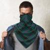 Neck Gaiter Face Mask Davidson Clan Tartan Dark Green Plaid Scarf Cover Sun Bandanas for Fishing Sports view 4