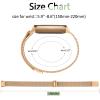 Vanjua Metal Band Compatible with Fitbit Luxe Bands, Stainless Steel Mesh Loop Adjustable Wristband Replacement Strap for Fitbit Luxe Fitness Tracker - Women & Men (Rose Gold) view 3