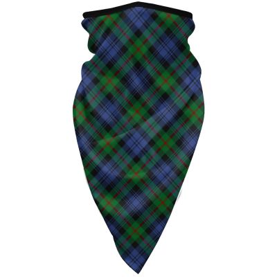 Neck Gaiter Face Mask Clan Murray Tartan Bright Green and Blue Plaid Scarf Cover Sun Bandanas for Fishing Sports