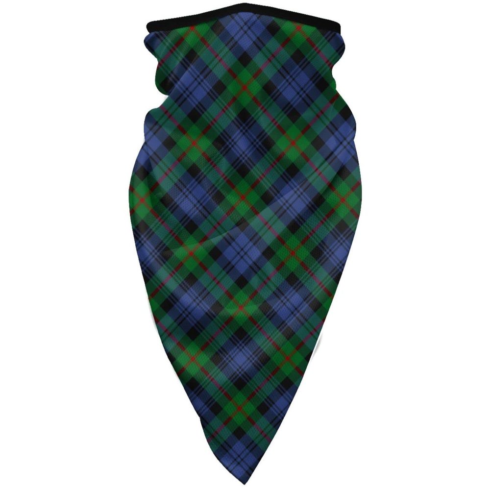 Neck Gaiter Face Mask Clan Murray Tartan Bright Green and Blue Plaid Scarf Cover Sun Bandanas for Fishing Sports