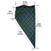 Neck Gaiter Face Mask Clan Murray Tartan Bright Green and Blue Plaid Scarf Cover Sun Bandanas for Fishing Sports view 2