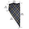 Neck Gaiter Face Mask Clan Murray Light Green and Blue Ancient Tartan Scarf Cover Sun Bandanas for Fishing Sports view 2