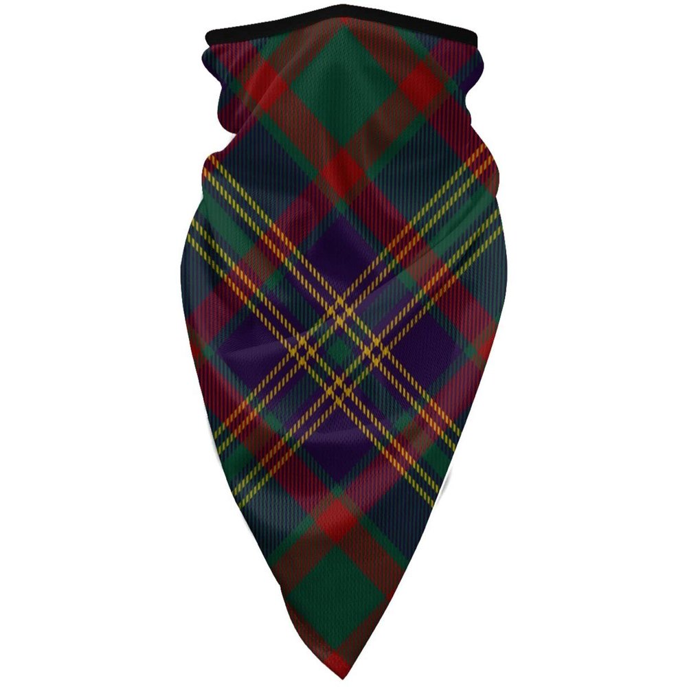 Neck Gaiter Face Mask Cork County Irish Tartan Scarf Cover Sun Bandanas for Fishing Sports