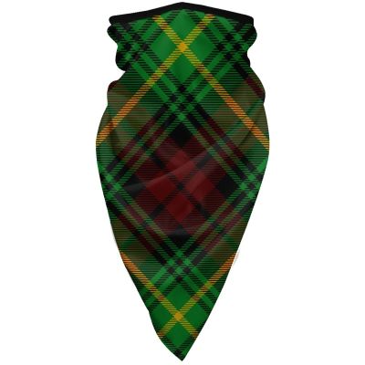 Neck Gaiter Face Mask Clan Martin Tartan Scarf Cover Sun Bandanas for Fishing Sports