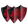 RED DRAGON Jonny Clayton Hardcore Freestyle Dart Flights - 3 Sets Per Pack (9 Dart Flights in Total) view 2