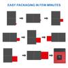 Ainiv Picnic Blanket, Mini Pocket Beach Mat 55.1 x 70.8IN (3-5 People) Foldable, Lightweight Waterproof Sand Free, Foldable Thin Ground Sheet for Outdoor Camping Hiking Travel - with Hand Strap view 4