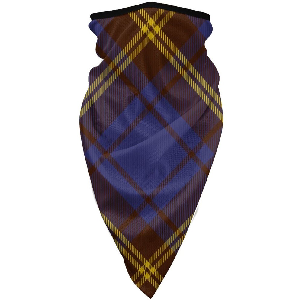 Neck Gaiter Face Mask County Sligo Irish Tartan Scarf Cover Sun Bandanas for Fishing Sports