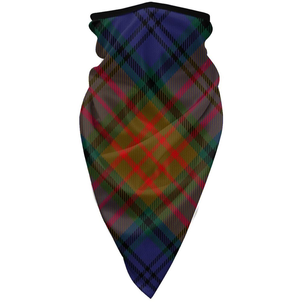 Neck Gaiter Face Mask County Longford Irish Tartan Scarf Cover Sun Bandanas for Fishing Sports