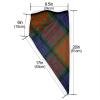 Neck Gaiter Face Mask County Longford Irish Tartan Scarf Cover Sun Bandanas for Fishing Sports view 2