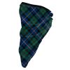 Neck Gaiter Face Mask Dark Blue and Green Macleod of Skye Clan Plaid Scarf Cover Sun Bandanas for Fishing Sports view 3