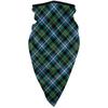 Neck Gaiter Face Mask Clan Macrae Green and Blue Scottish Hunting Tartan Scarf Cover Sun Bandanas for Fishing Sports view 1