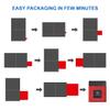 Ainiv Picnic Blanket, Mini Pocket Beach Mat 43.3 x 55.1IN (2-3 People) Foldable, Lightweight Waterproof Sand Free, Foldable Thin Ground Sheet for Outdoor Camping Hiking Travel - with Hand Strap view 3