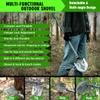 ZENHOSIT Multifunctional Folding Tactical Shovel Hatchet Combo - With Axe, Flashlight, Extension Handles - For Camping, Cycling, Hiking - 19.3-40.9 Inches view 2