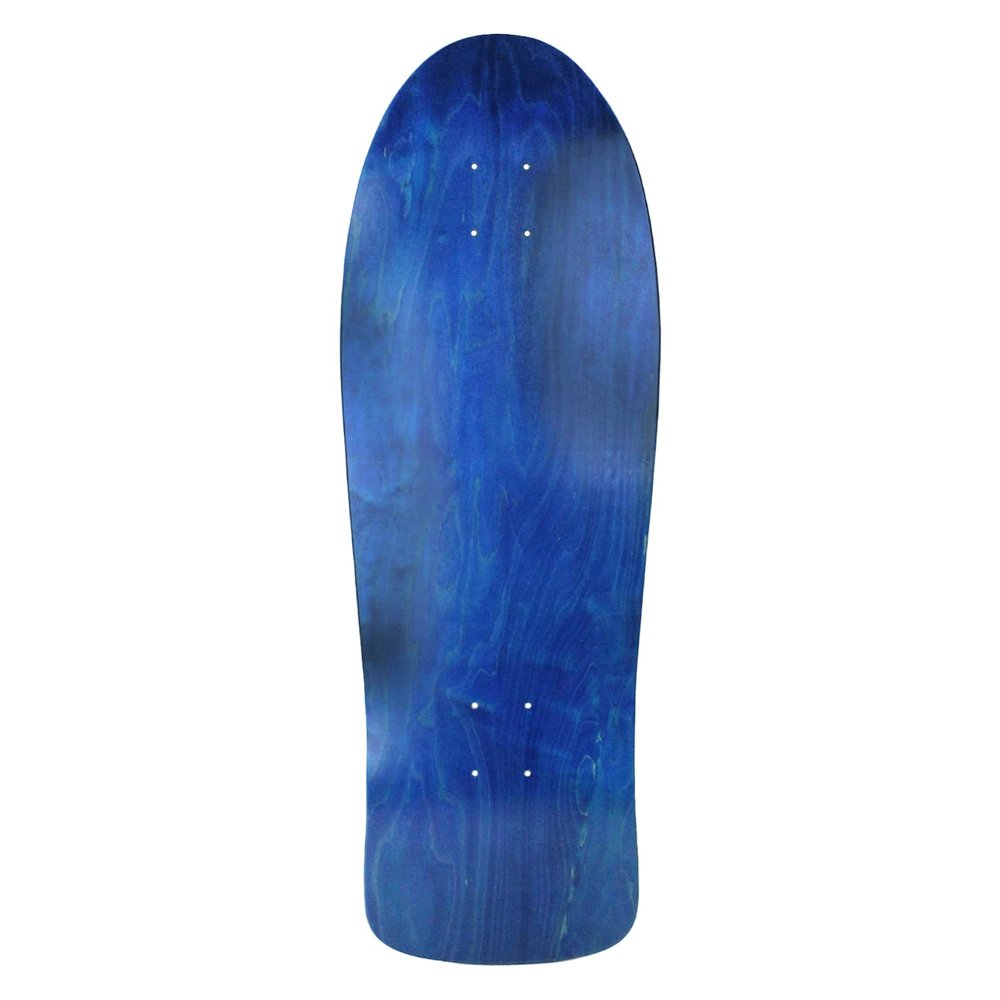 Moose Skateboards Old School 10" x 30" Stained Blue Blank Skateboard Deck