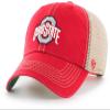 '47 Ohio State Buckeyes Trawler Clean Up Adjustable Snapback Red Trucker Hat, One Size view 1