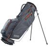 Izzo Golf Ultra-Lite Stand Golf Bag with Dual-Straps & Exclusive Features, Grey/Orange, 3.2 pounds view 1