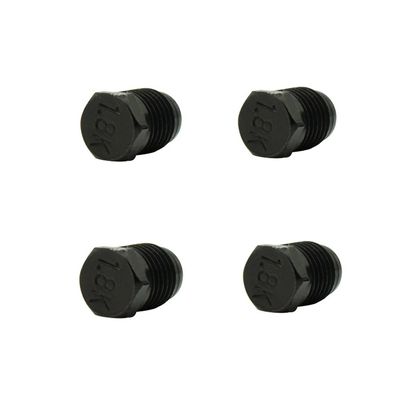 Manloney LLC Universal Burst Disks 1.8K 3K 5K 7.5K HPA Burst Disk 3/8-24 UNF Unified Copper Paintball Compressed Air Tank Regulator Burst Disks (1.8K - Black)