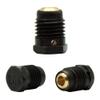 Manloney LLC Universal Burst Disks 1.8K 3K 5K 7.5K HPA Burst Disk 3/8-24 UNF Unified Copper Paintball Compressed Air Tank Regulator Burst Disks (1.8K - Black) view 2