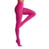 Frola Women's 80 Denier Soft Semi Opaque Solid Color Footed Pantyhose Tights (Small-Medium, Fuchsia Fedora) view 2