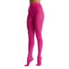 Frola Women's 80 Denier Soft Semi Opaque Solid Color Footed Pantyhose Tights (Small-Medium, Fuchsia Fedora) view 4