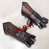 Nautical Replica Hub Medieval Armor Knight Steel Gauntlets - Steel Premium Leather Lined Costume Copper Antique Play Gloves view 2