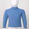Huimingda Kids Girls and Boys Thermal Underwear Tops Long Sleeves Mock Neck Shirt Baselayer Stretchy Warm Tops Light Blue 5-6 Years view 3