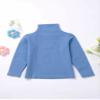 Huimingda Kids Girls and Boys Thermal Underwear Tops Long Sleeves Mock Neck Shirt Baselayer Stretchy Warm Tops Light Blue 5-6 Years view 4