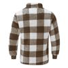 Mens Fuzzy Sherpa Fleece Pullover Jackets Western Plaid Aztec Tribal Sweater Long Sleeve Winter Sweatshirts Pocket view 4