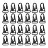 IndependentThose 24 Pieces 1 Inch Enlarged Mouth Clip Sling Clasp Hook for Keychain Snap Hooks Outdoor Bag Backpack Tactical Carabiners view 1