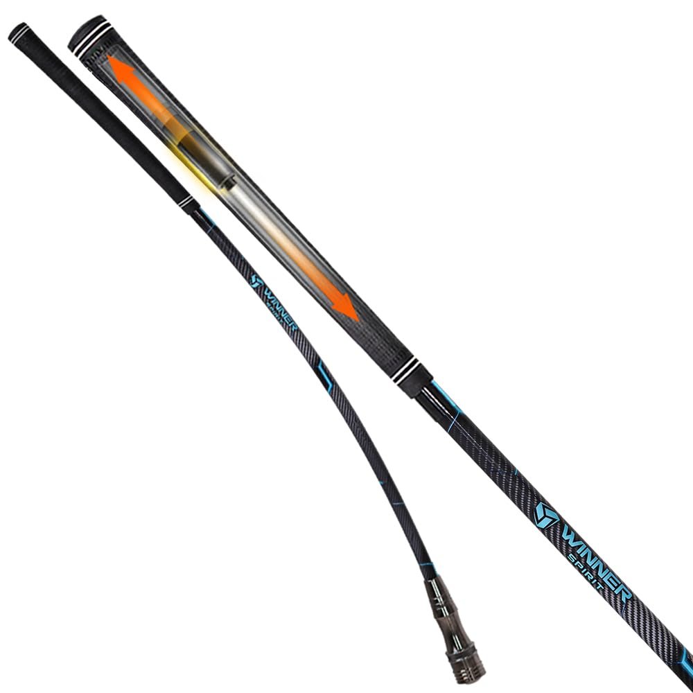 WINNER SPIRIT Miracle 205 Golf Swing Tempo Master Backswing Training Aid Backswing Weighted Swing Trainer Speed Power Warm Up Warmup Practice Stick for Improved Flexibility Rhythm Balance Strength