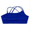 easyforever Kids Girls Athletic Sport Bra Strappy Back Vest Crop Top Tanks for Gym Workout Dance Gymnastics Royal Blue J 8 view 3
