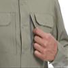 Little Donkey Andy Men's Lightweight Quick Dry Long Sleeve Outdoor Shirts UPF50+ for Hiking, Travel, Camping Sage Size L view 4