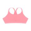 easyforever Kids Girls Athletic Sport Bra Strappy Back Vest Crop Top Tanks for Gym Workout Dance Gymnastics Pink I 14 view 3
