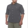 Little Donkey Andy Men's Lightweight Quick Dry Long Sleeve Outdoor Shirts UPF50+ for Hiking, Travel, Camping Grey Size XL view 1