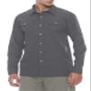 Little Donkey Andy Men's Lightweight Quick Dry Long Sleeve Outdoor Shirts UPF50+ for Hiking, Travel, Camping Grey Size XL view 2