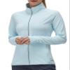 Women's UPF 50+ UV Sun Protection Clothing Long Sleeve Athletic Hiking Shirts Lightweight SPF Zip Up Outdoor Jacket (Blue,2XL) view 3